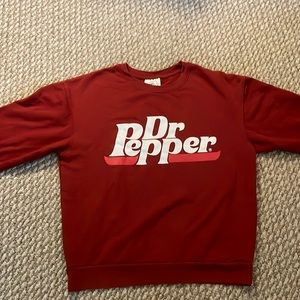 dr pepper sweatshirt from target size small in burgundy